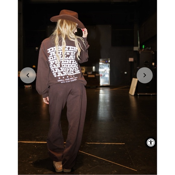 Unwell West Tour | Call Her Daddy Sweatpants Dark Brown - Picture 6 of 6